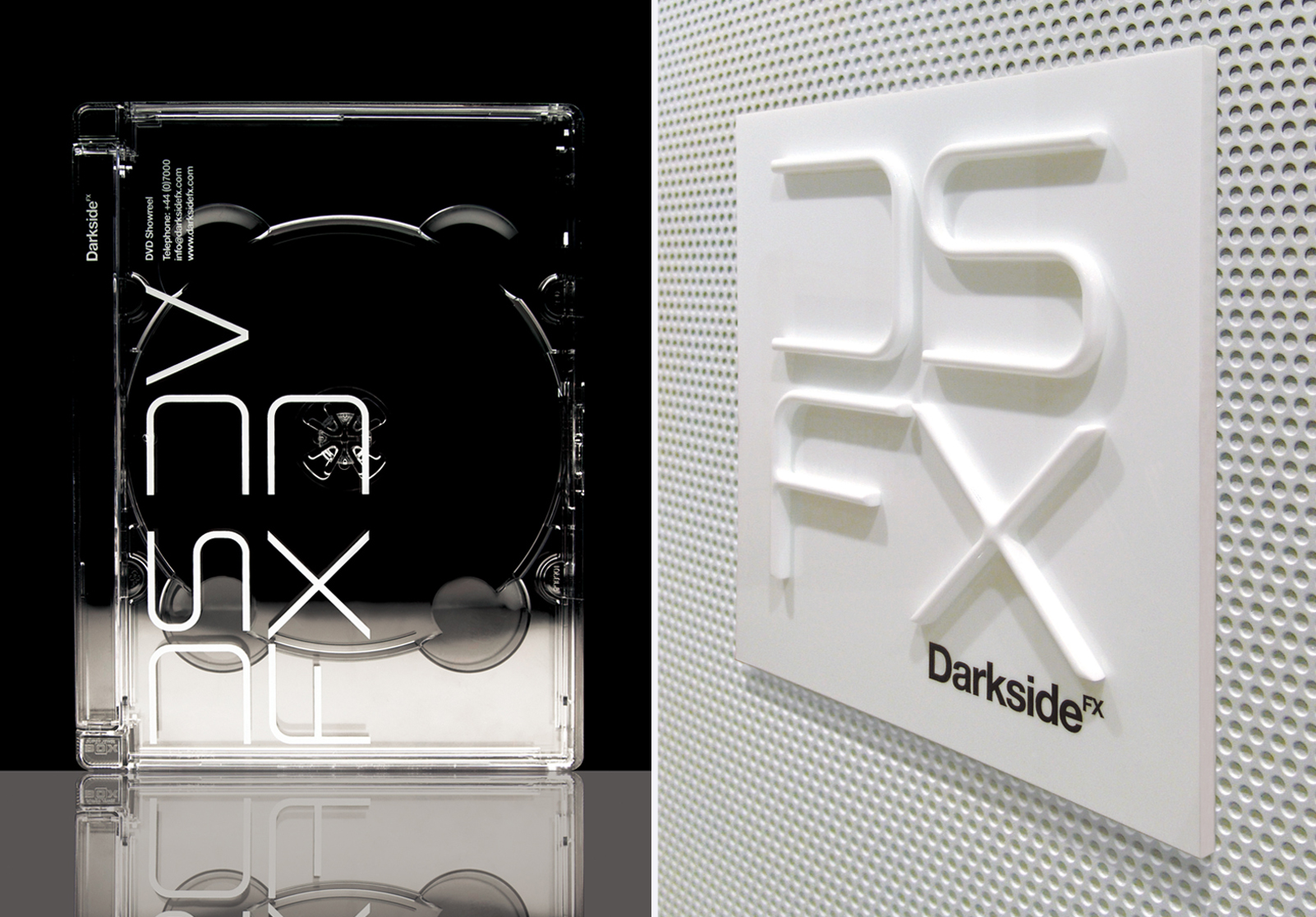 DSFX Darkside Effects FX Film special effects pyrotechnics modular white modern Joss Williams Pinewood logo