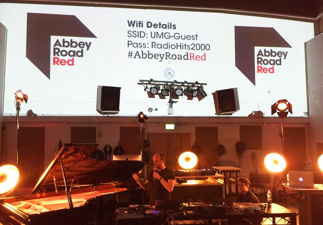abbey road red launch identity design by Form