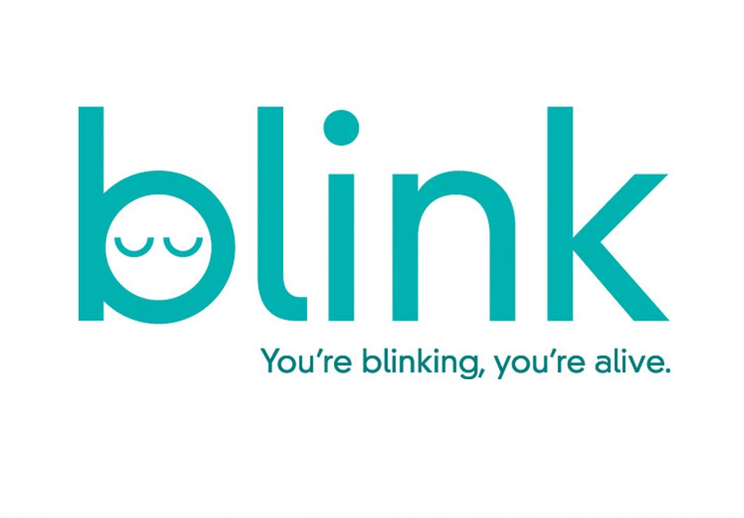 blink mental health campaign logo design