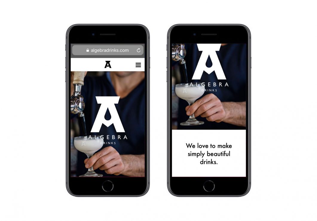 algebra-drinks-website-design