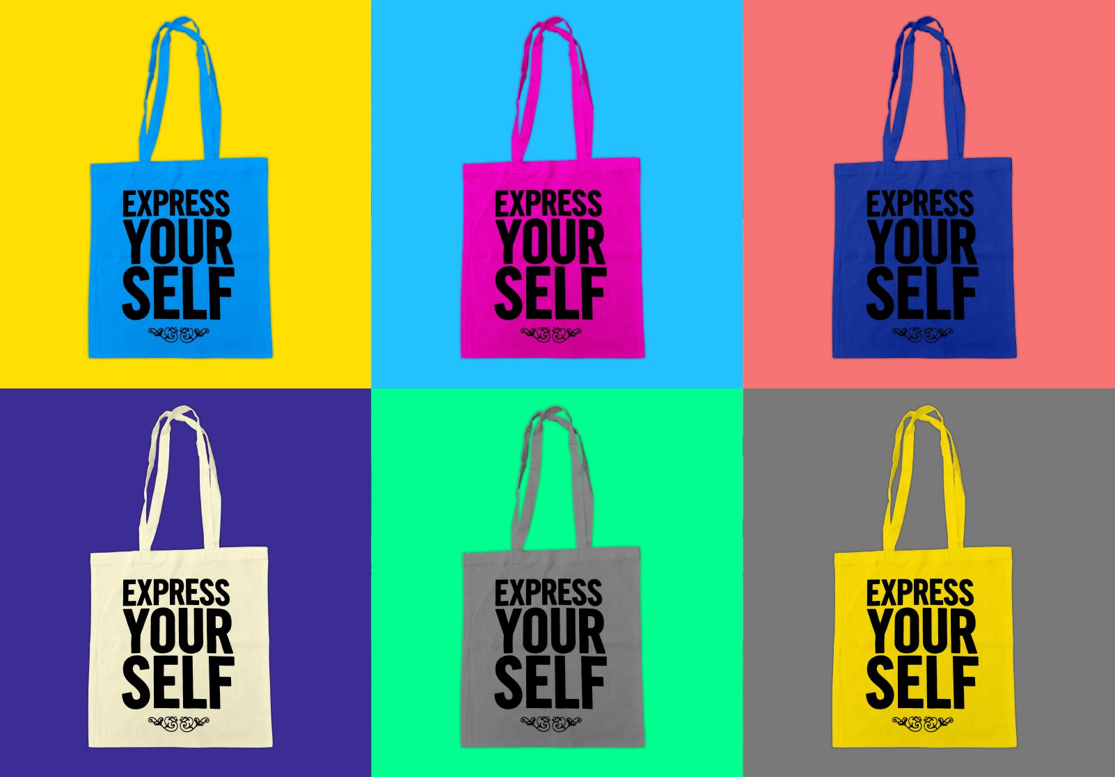 Estates17-Express-Yourself-Bags - Form - Graphic Design | Branding ...