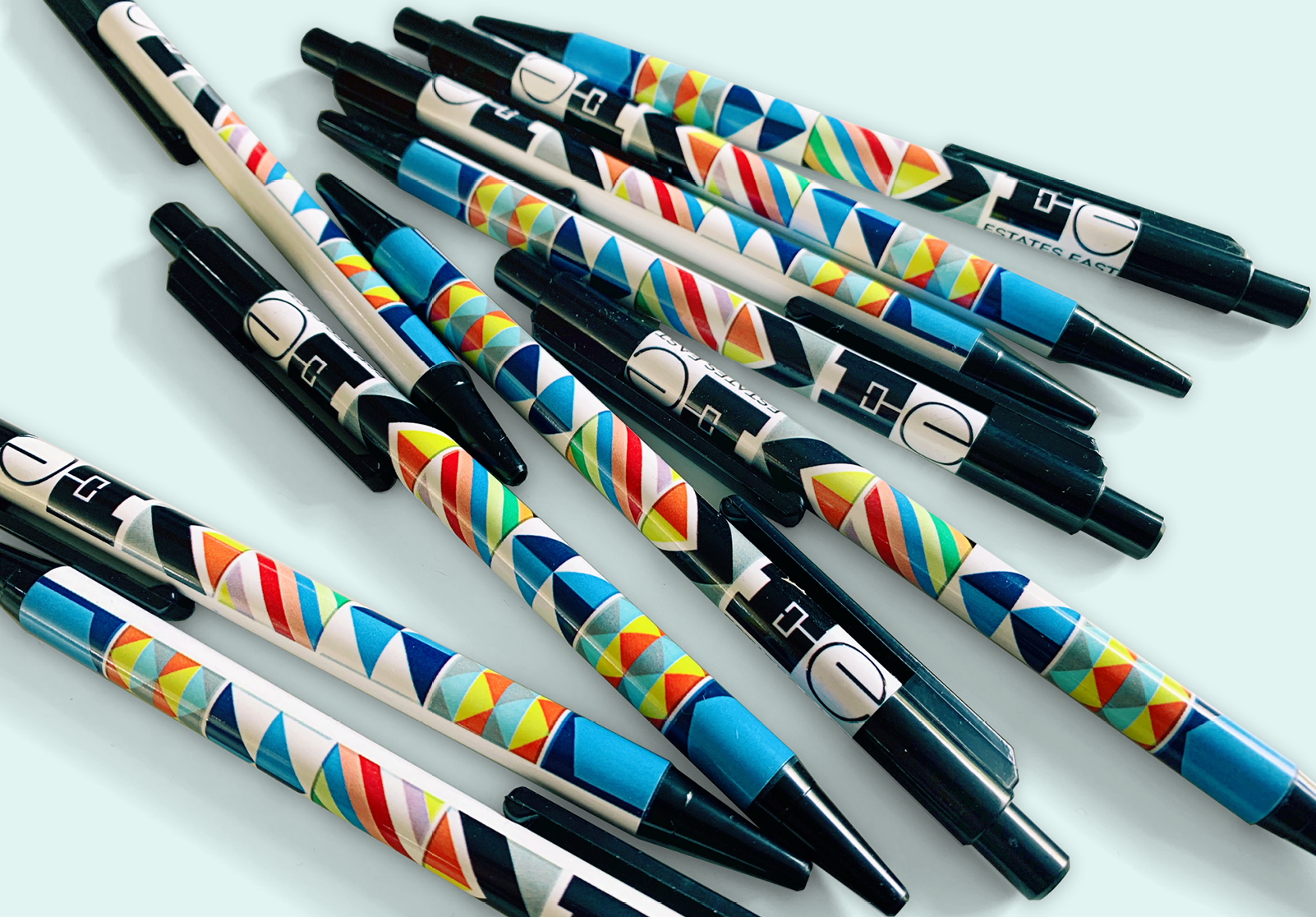 estate agency branding merchandise design pens
